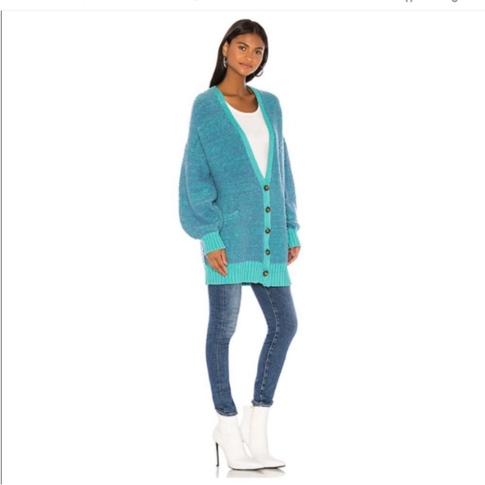 NWT FP Snow Drop Cardigan Button Slouchy - Size XS